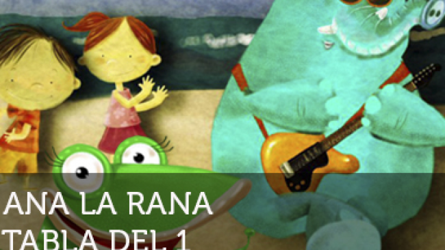 Imagen de Ana la rana: Tabla del 1