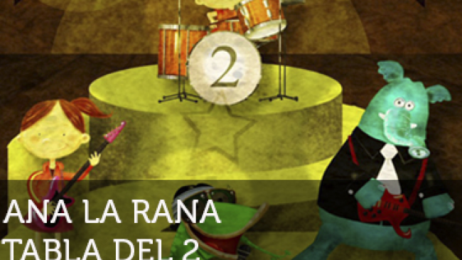 Imagen de Ana la rana: Tabla del 2