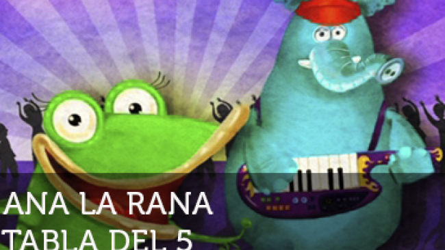 Imagen de Ana la rana: Tabla del 5