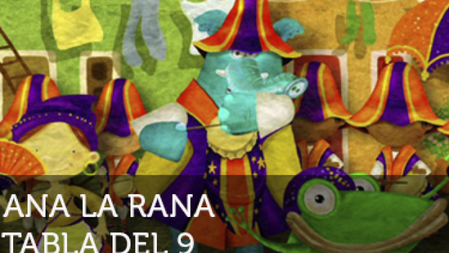 Imagen de Ana la rana: Tabla del 9