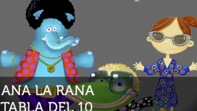 Imagen de Ana la rana: Tabla del 10