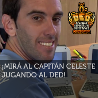 Imagen de Diego Godín jugando al DED
